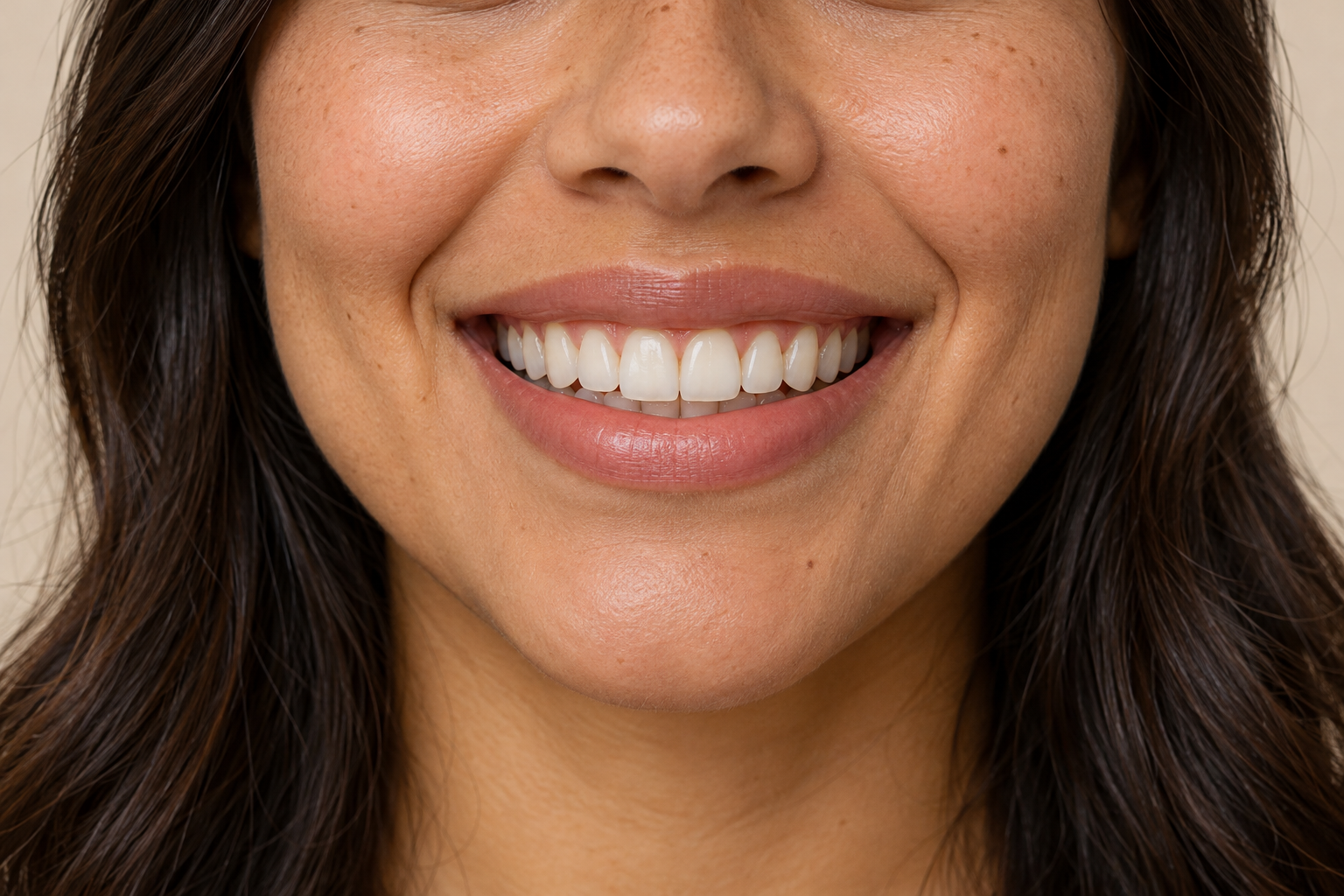 Segunda versión simulada de la misma sonrisa
